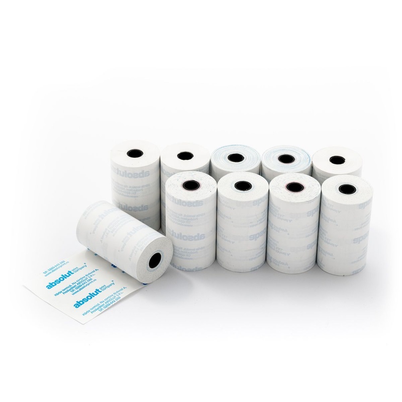 Hartie termica pentru casa de marcat si POS, 57mm x 18m, alb, 1 exemplar, set 10 role