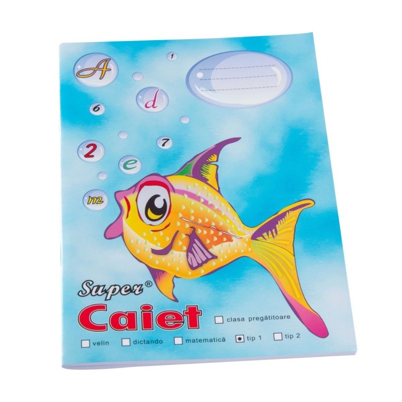 Caiet special A5 SUPER, 32 file, 80g, tip I