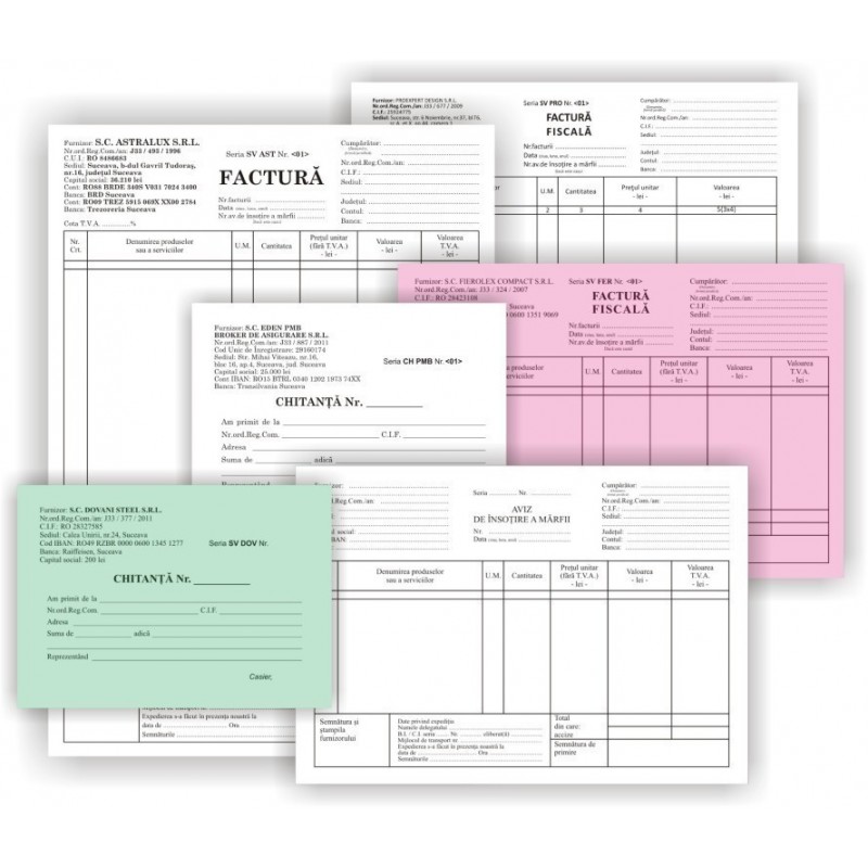 Tipizat - nota plata - A6, simplu, carnet 100 file