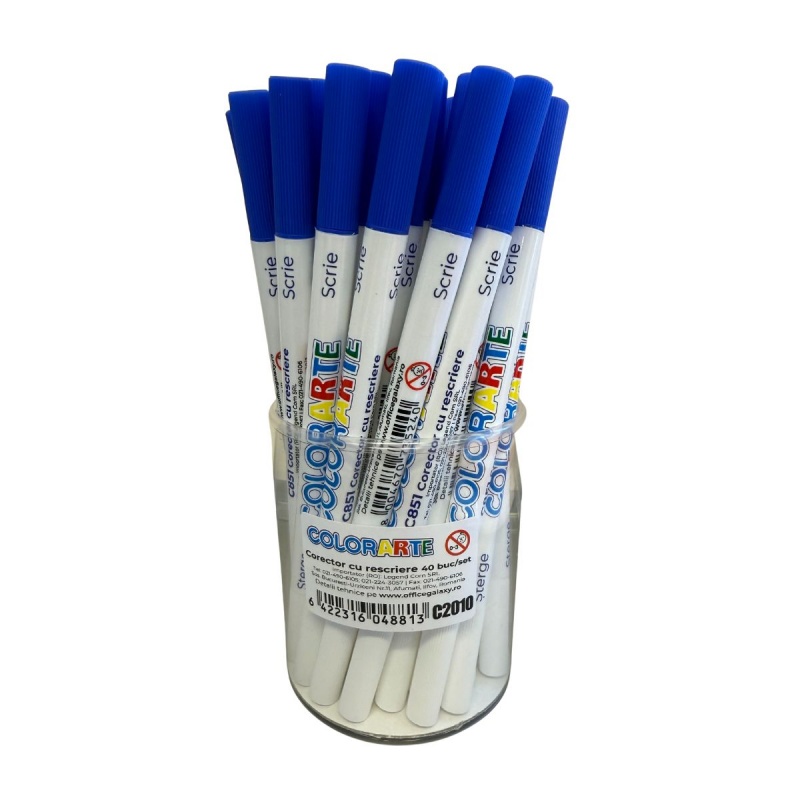 Pic corector cu rescriere Colorarte, varf subtire, bulk