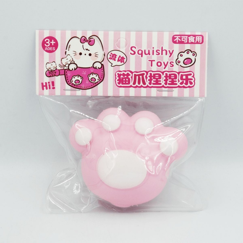 Figurina piciorus pisica, elastica, Squish TK2188
