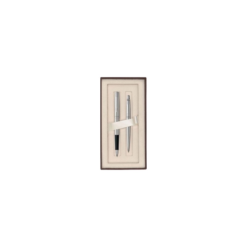 Set cadou stilou + pix Parker Jotter SS-GT 2093257, corp metalic argintiu