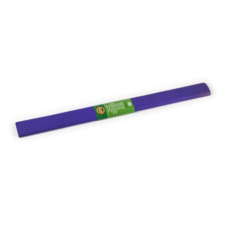 Hartie creponata Koh-i-noor K9755-29, 50x200cm, mov, set 10 role
