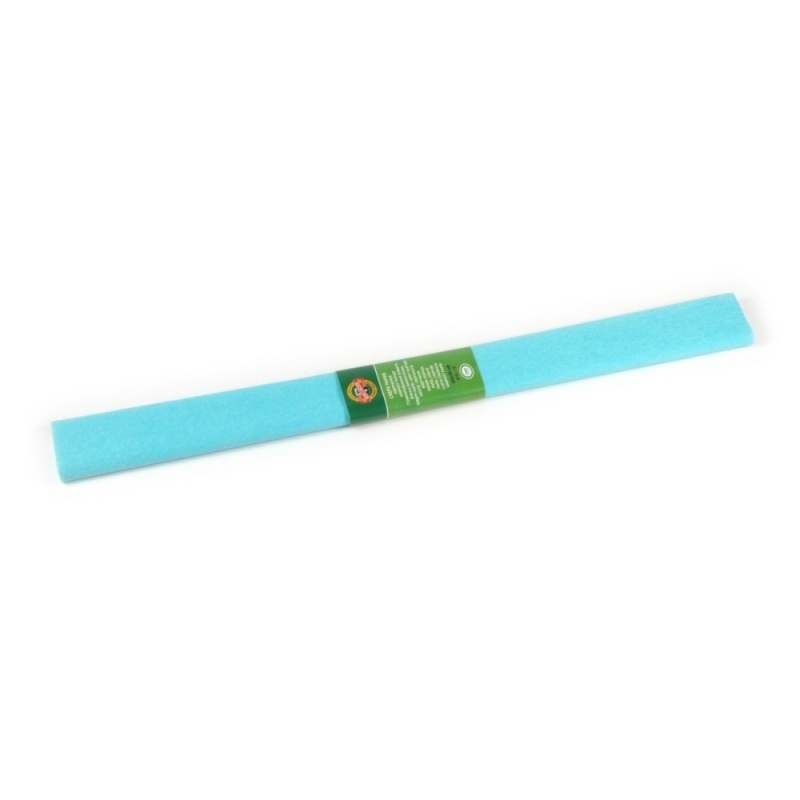 Hartie creponata Koh-i-noor K9755-13, 50x200cm, turcoaz, set 10 role