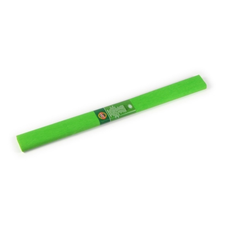 Hartie creponata Koh-i-noor K9755-17, 50x200cm, verde deschis, set 10 role