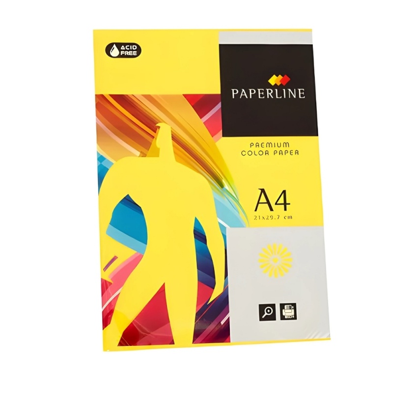 Hartie colorata A4 Fabrisa 15648/IT210, 80g/mp, galben intens, top 500 coli