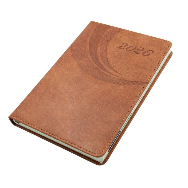 Agenda A5 datata, CNX MB-2621, 154 pagini, maro deschis