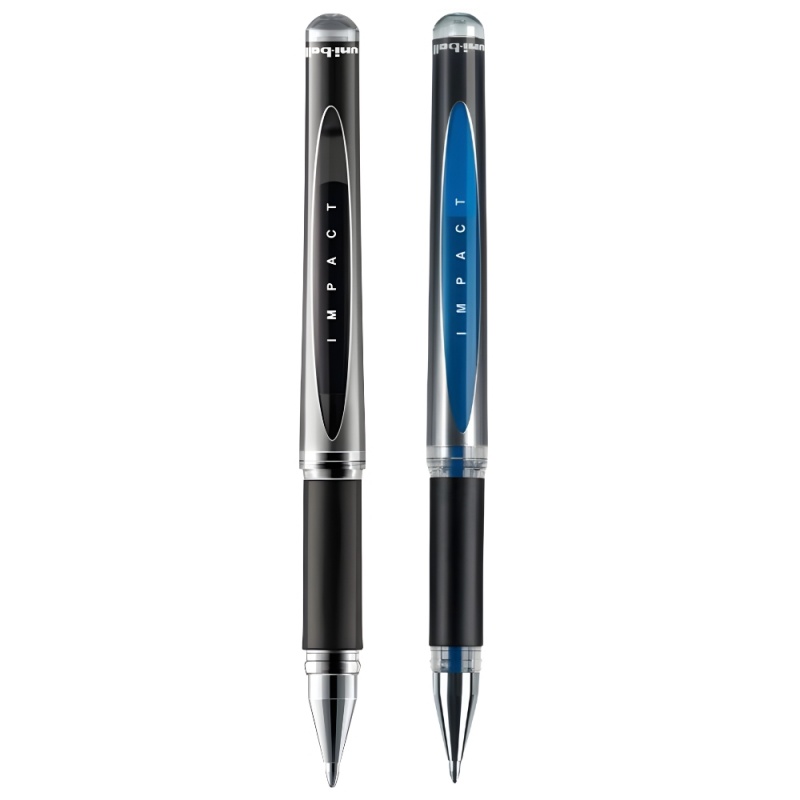 Pix cu gel Uni-ball Signo Broad UM-153S, 1.0mm, cu capac, corp transparent, grip cauciucat