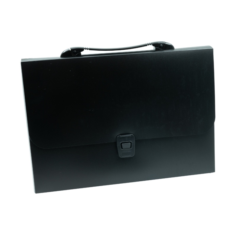Servieta plastic CNX, cu maner, plastic negru, rigid, 4cm