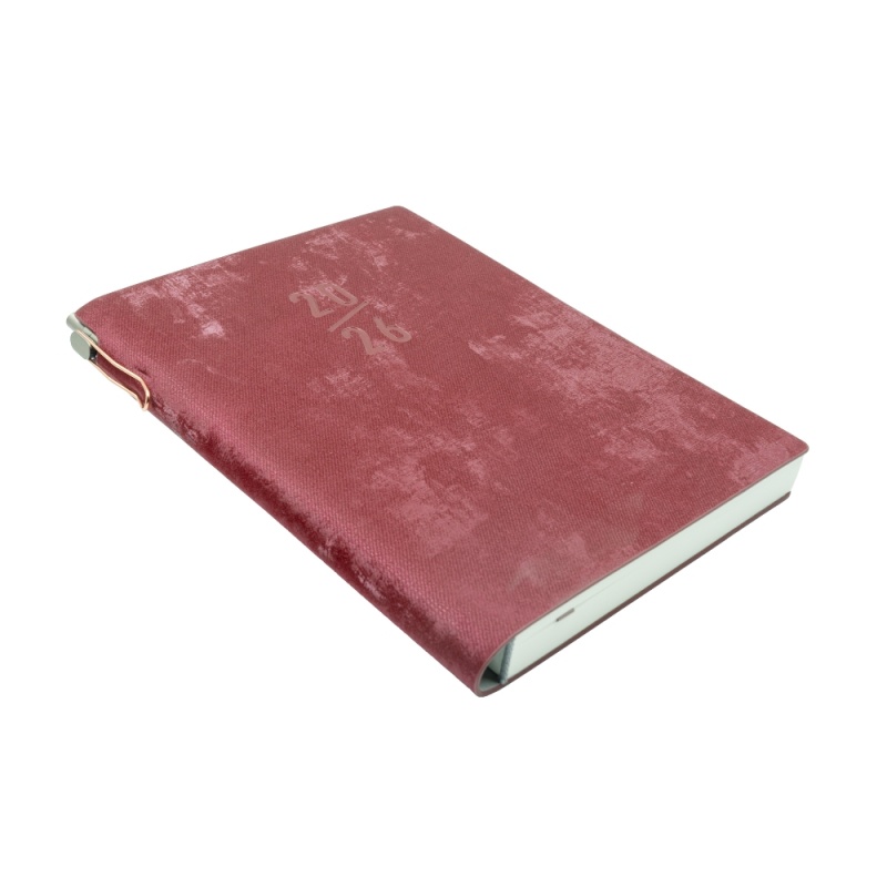 Agenda A5 datata + pix, CNX 2026-163, planner, 168 pagini, roz pudra