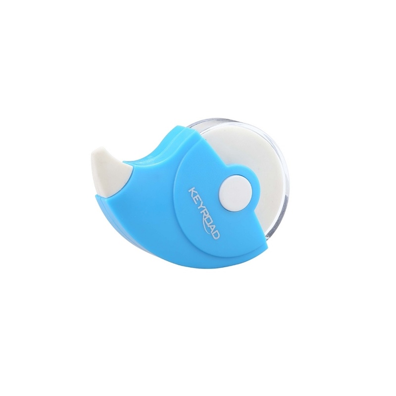 Radiera Keyroad Comma KR970990, rola, 65x46x20mm, diverse culori, 2 functii, protectie