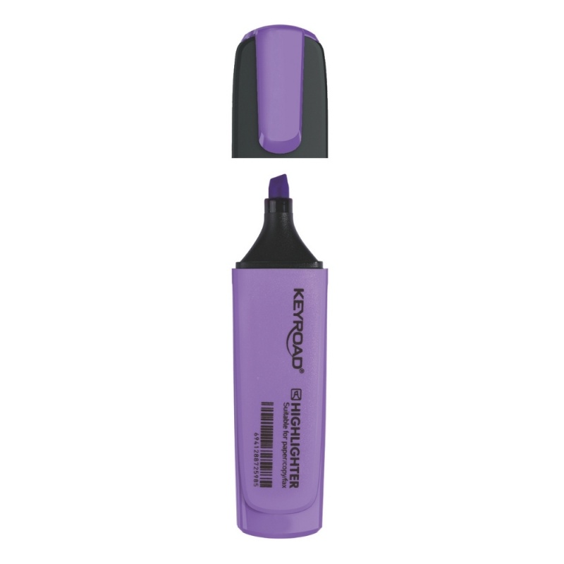 Textmarker Keyroad KR972170, varf tesit, mov