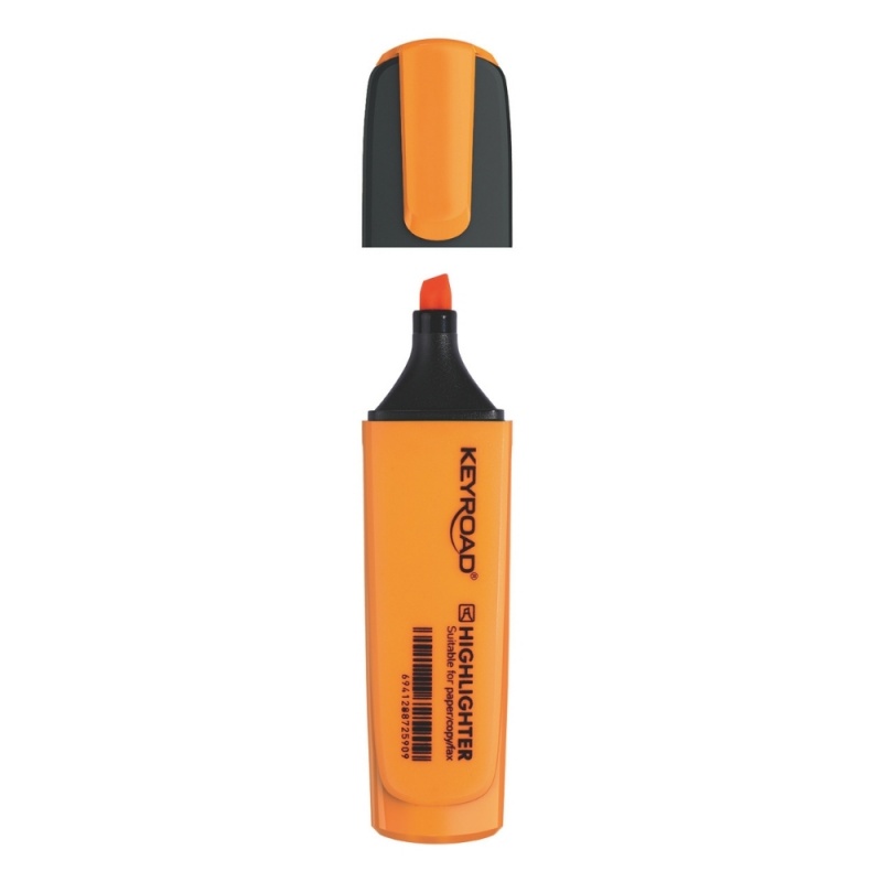 Textmarker Keyroad KR972166, varf tesit, portocaliu