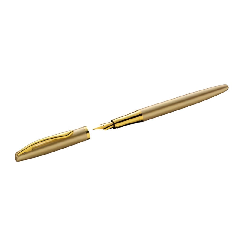 Stilou Pelikan Jazz Noble Elegance 821704, varf M, corp metalic, Yellow Gold