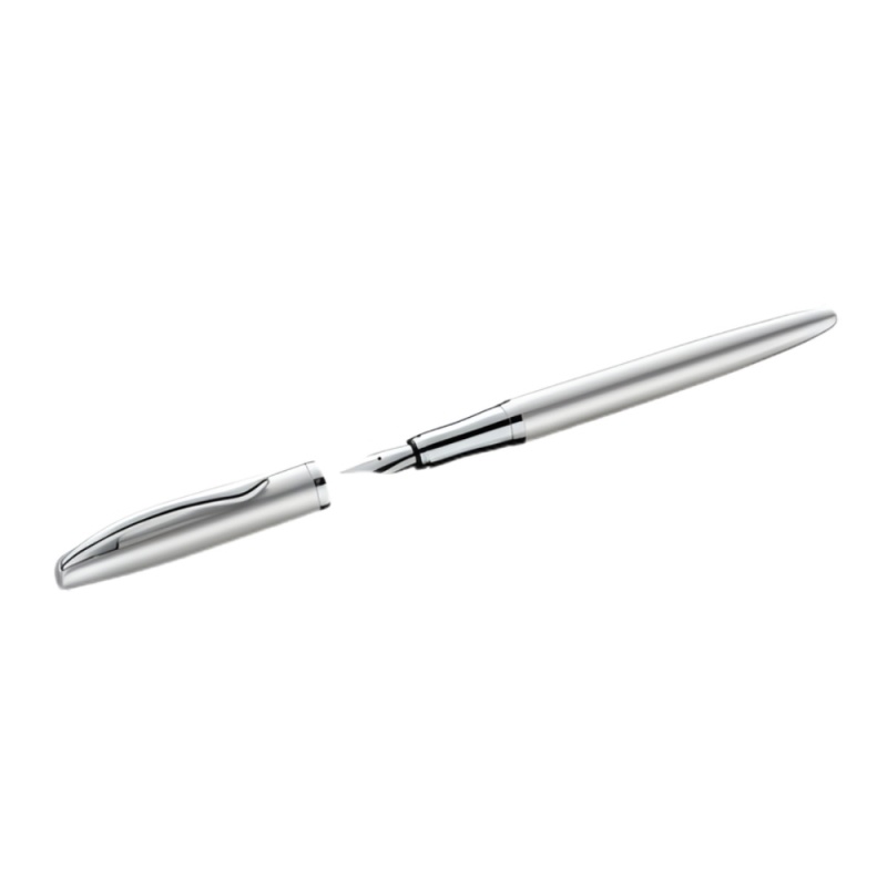 Stilou Pelikan Jazz Noble Elegance 821735, varf M, corp metalic, Silver