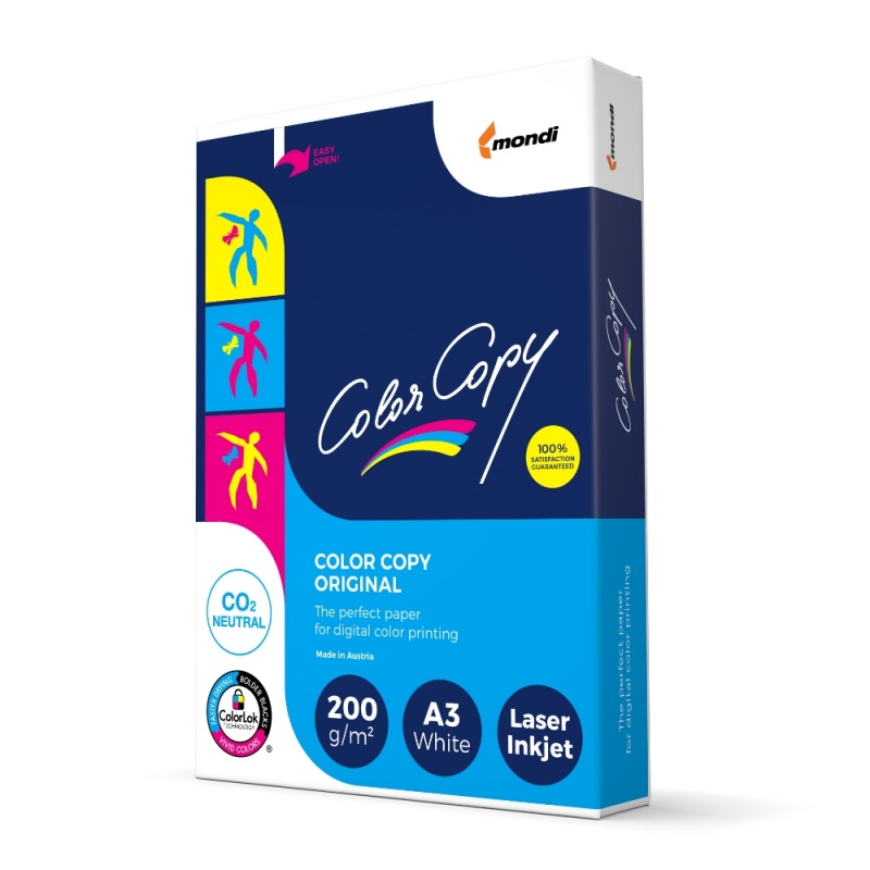 Carton copiator A3 Mondi Color Copy CC320, 200g/mp, top 250 coli