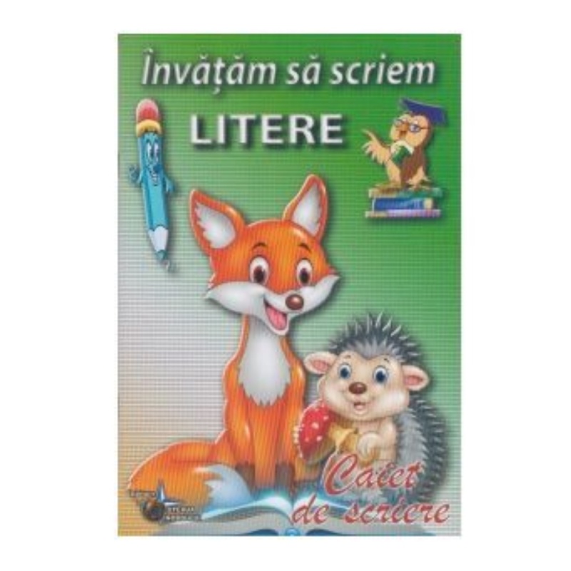 Caiet de scriere Invat sa scriu Litere Invat sa scriu