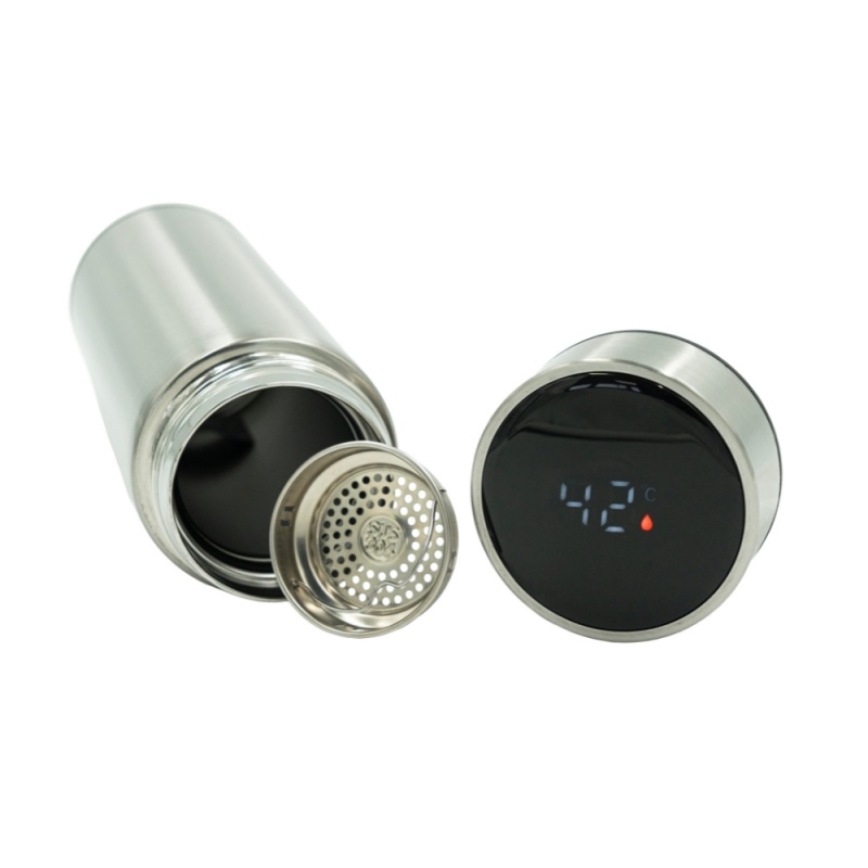 Recipient tip termos CNX pentru lichide, cu ecran LCD temperatura, 500 ml