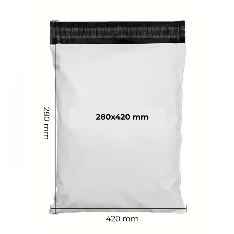 Plic punga curierat CNX, 280x420mm, cu clapa adeziva, gri-negru, set 100 buc