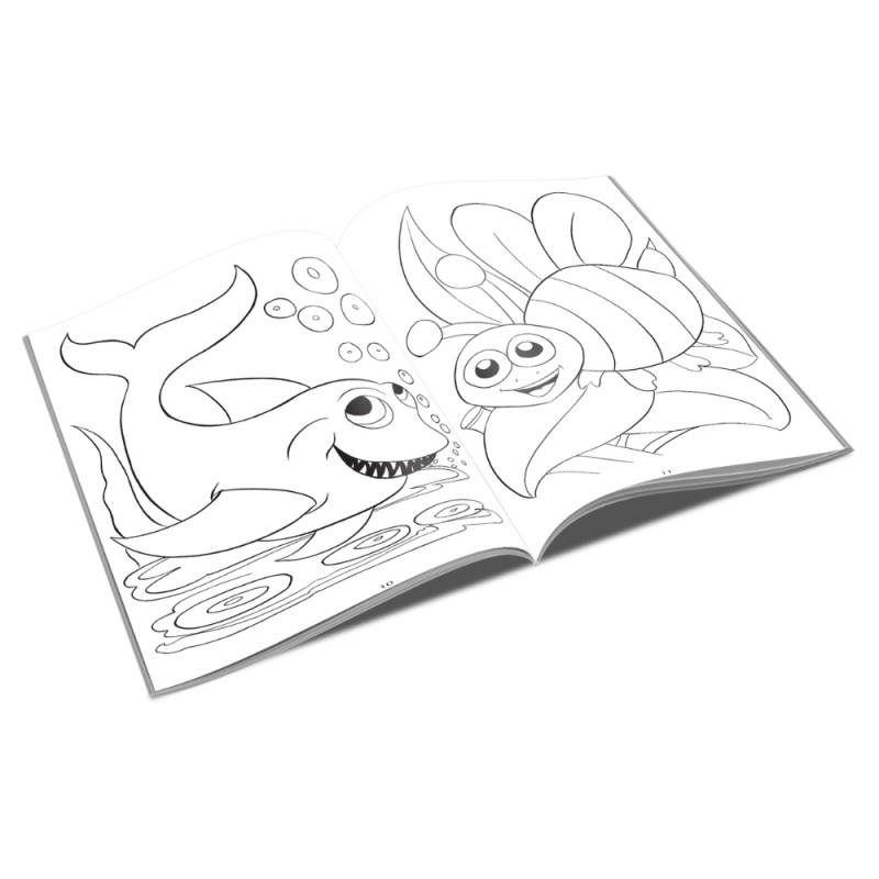 Carte de colorat A4, Pingu, 96 pagini, Unicart