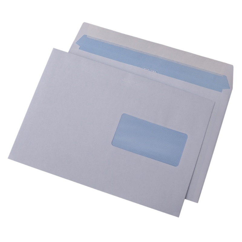 Plic cu fereastra dreapta C5L GPV 125381, alb, 80g/mp, silicon, cutie 500 buc