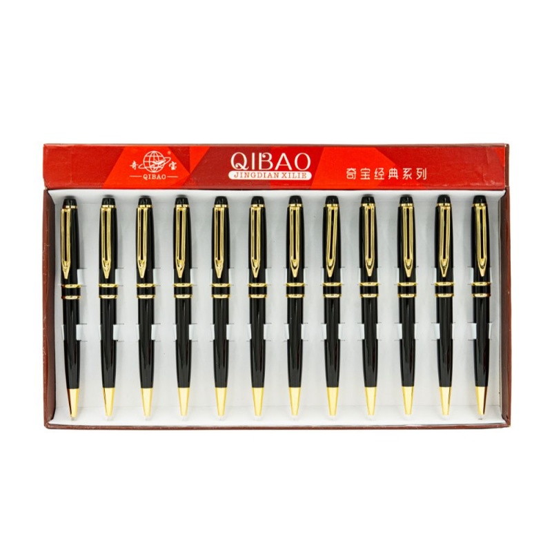 Pix cu bila CNX 805, corp metalic, negru, clips agrafa aurie