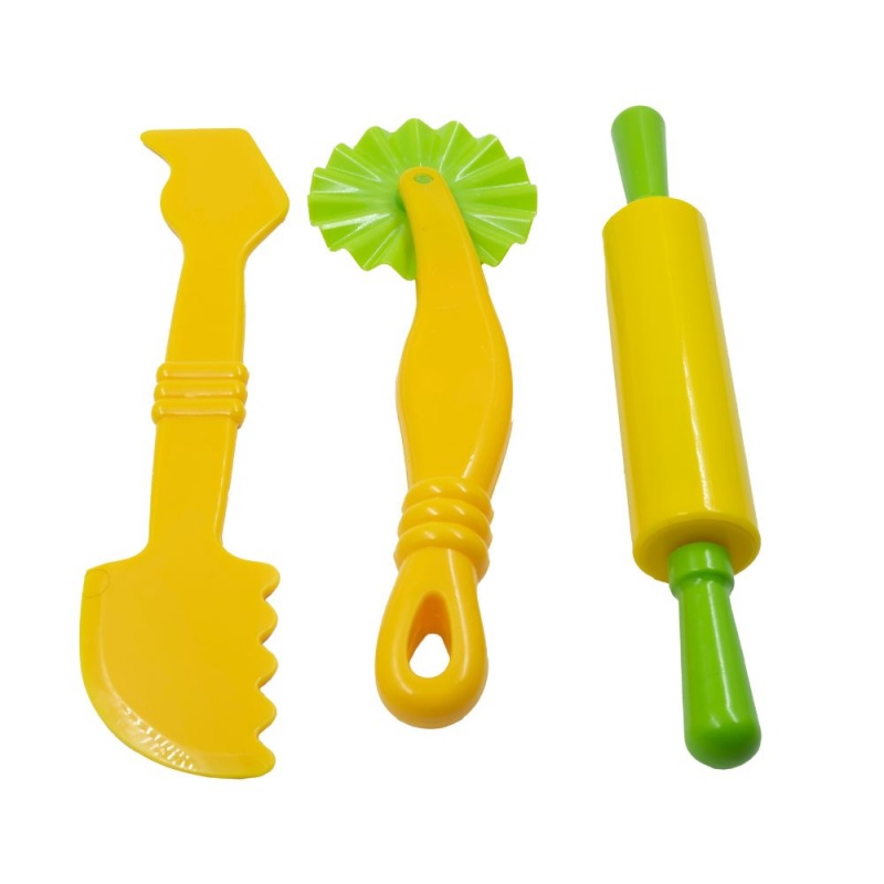 Accesorii creatie - unelte plastic modelaj Colorarte HMS104013, didactic, set 3 buc