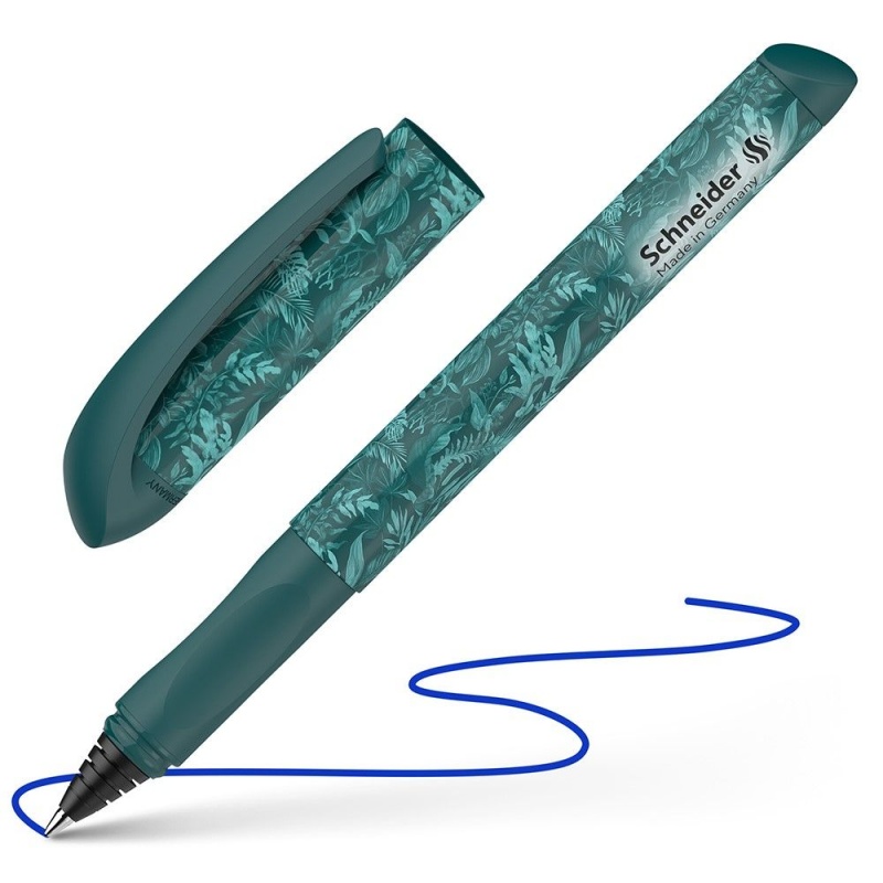 Roller Schneider Voice, 0.8mm, grip ergonomic, verde inchis, 187165