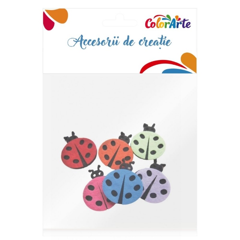Accesorii creatie - gargarita fetru, set 5-6 buc, Colorarte