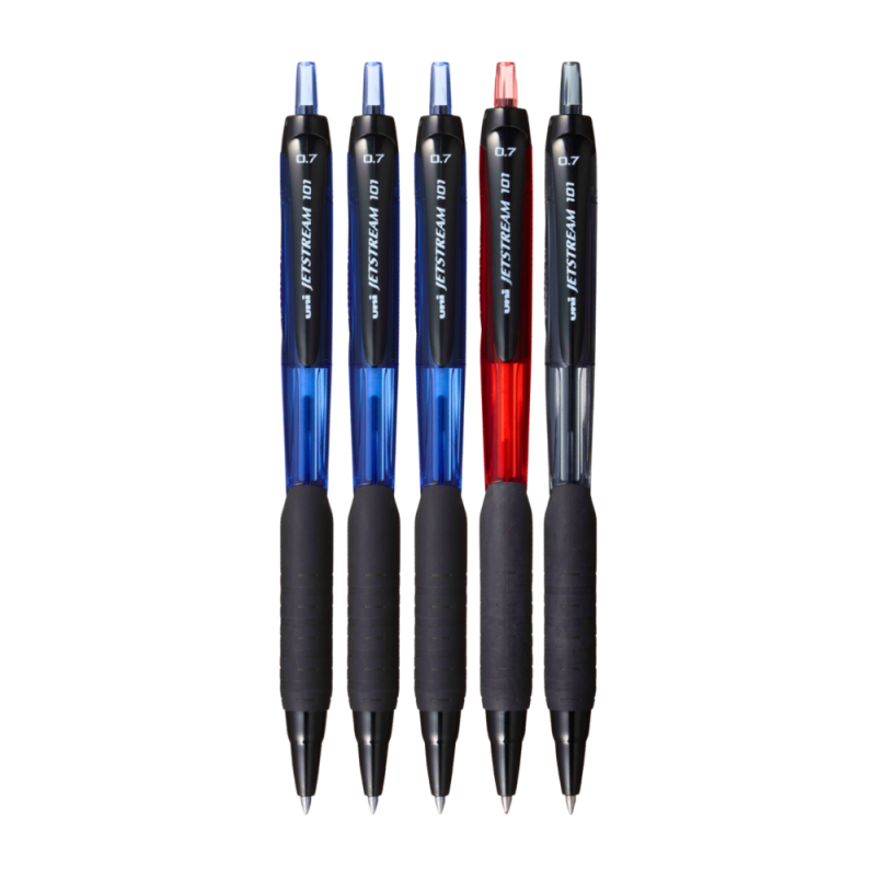 Pix Jetstream Uni-ball SXN-101, 0.5mm / 0.7mm, cu mecanism, corp in culoarea scrisului, grip cauciucat
