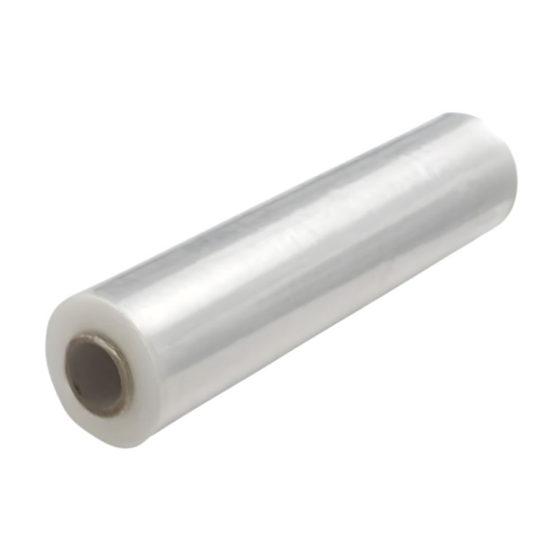 Folie stretch transparenta, 2kg, tub 150gr, 1.850kg folie, 23mic, 500mm