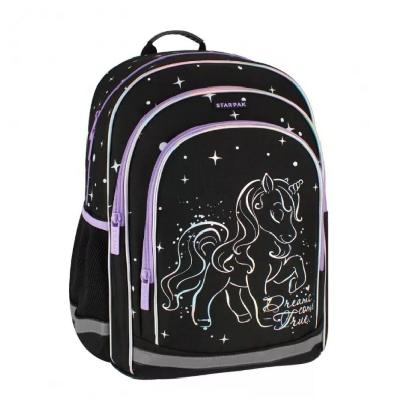 Ghiozdan Starpak Unicorn Holo, 40cm, 40x29x20cm, 527184