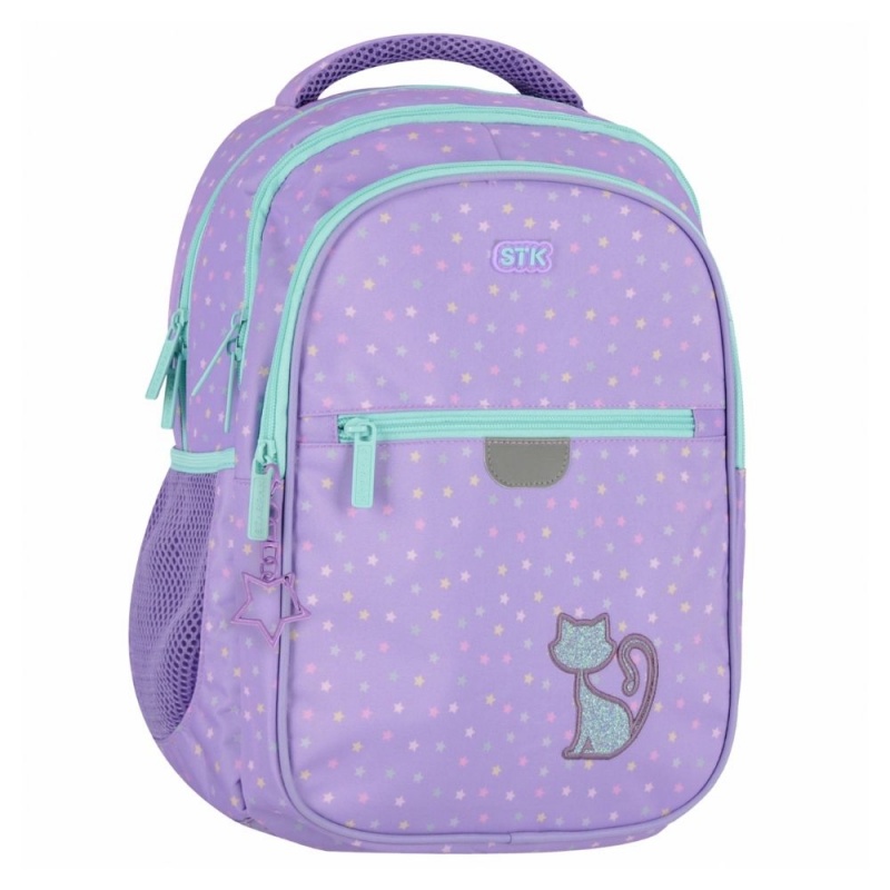 Ghiozdan Starpak Glitter Cat, 40cm, 40x29x20cm, 576219