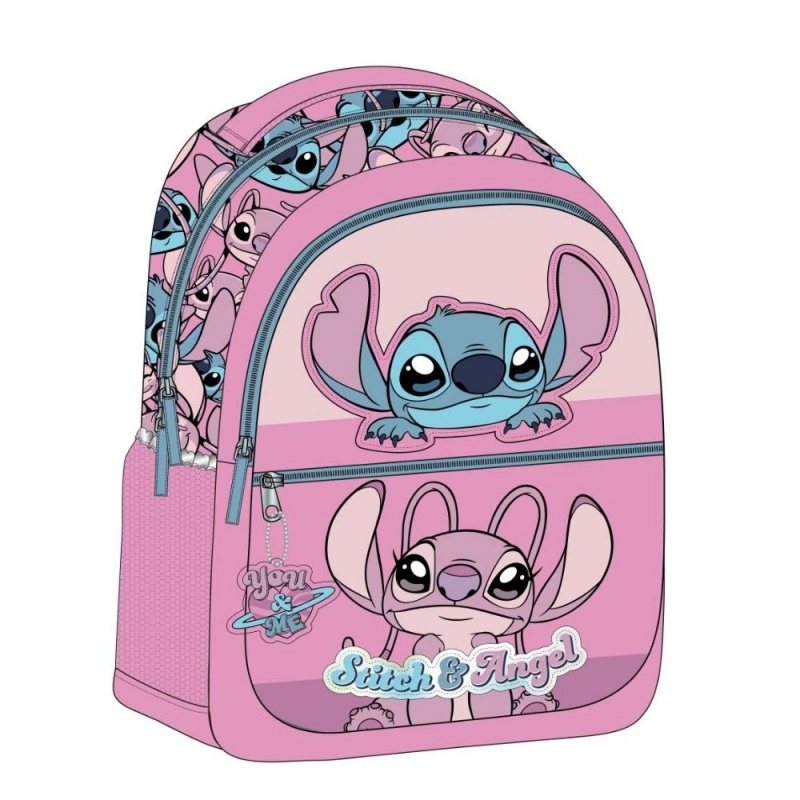Ghiozdan Cerda Stitch, 31cm, 3 compartimente, 31x40x14cm, 642032