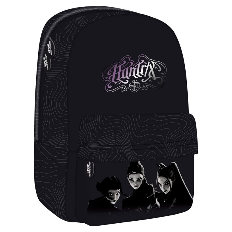 Ghiozdan St.Majewski KPOP Demon Hunters, 40cm, 2 compartiment, negru, 3048661