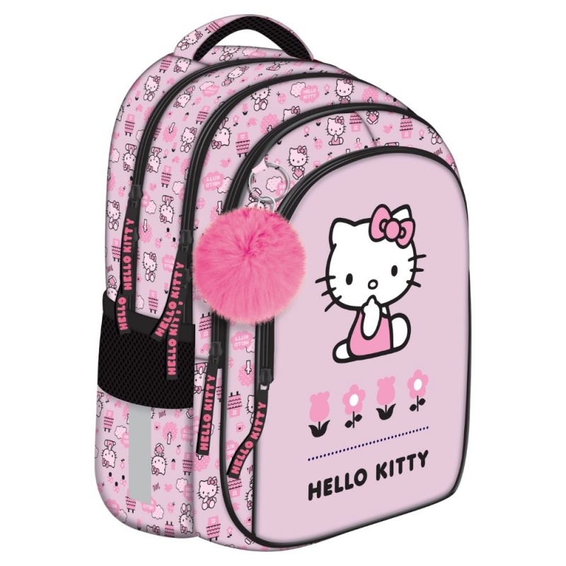 Ghiozdan St.Majewski Hello Kitty, 40cm, 4 compartimente, BPL 58, 699016