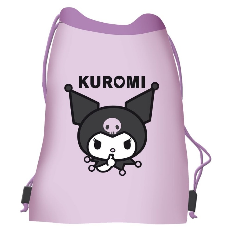 Rucsac cu snur pentru copii St.Majewski Kuromi Violet, 693724