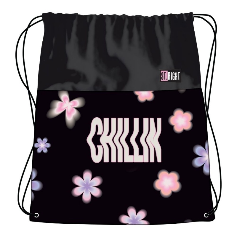 Rucsac cu snur pentru copii St.Majewski St. Right Flower Mood, 697081