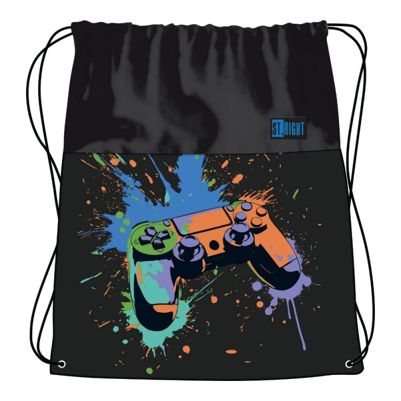 Rucsac cu snur pentru copii St.Majewski St. Right Game Controller Splash, 697586