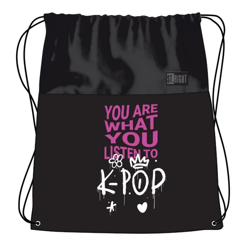 Rucsac cu snur pentru copii St.Majewski St. Right K-POP Rhythm, 301162