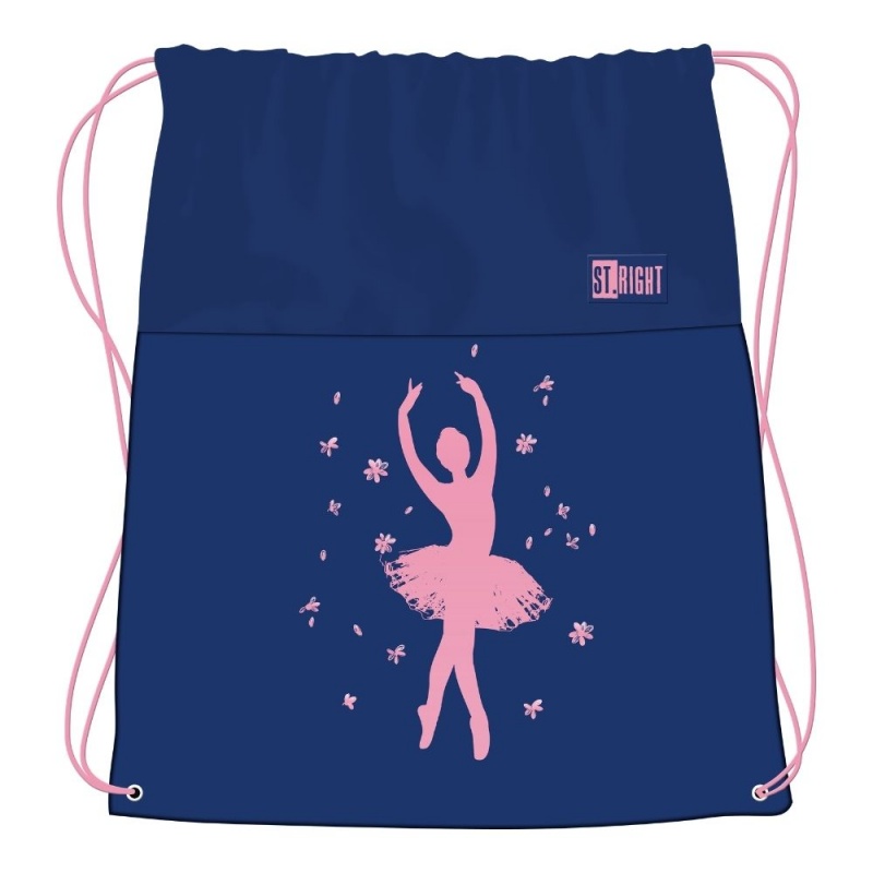 Rucsac cu snur pentru copii St.Majewski St. Right Pink Ballerina, 300967