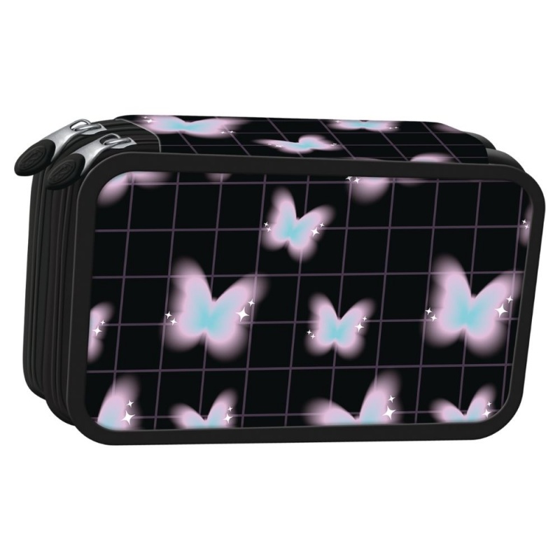 Penar echipat St.Majewski St. Right Pastel Butterfly, 2 fermoare, 697029