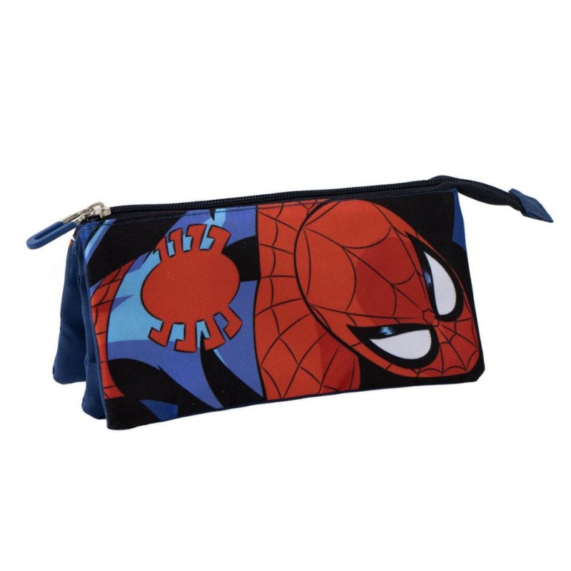 Penar neechipat Cerda Spiderman, 1 fermoar, 3 compartimente, 22.5x11.5x2cm, 630930