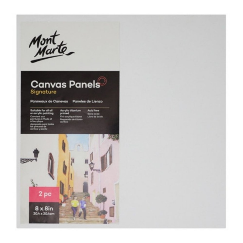 Panza pictura 20.4x20.4cm, Mont Marte, CMPL2020, 3mm x 2buc/set (carton panzat)