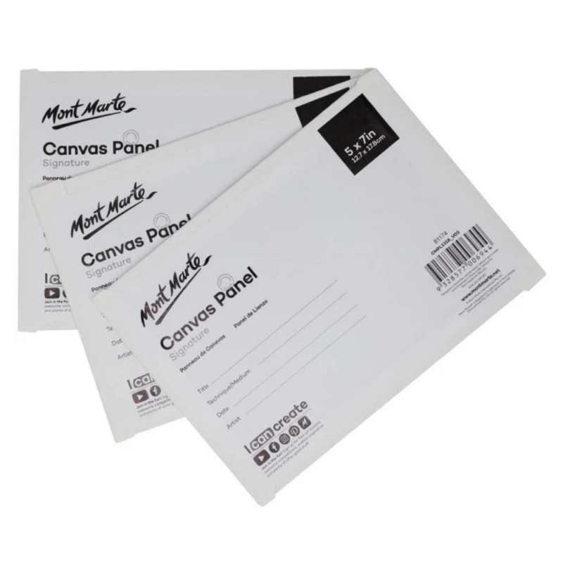 Panza pictura 7x17.8cm, Mont Marte, CMPL1318, 3mm x 3buc/set (carton panzat)