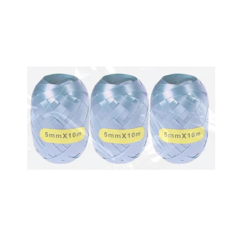 Accesorii creatie - ghem rafie, bleu, 5mm x 10m, set 3 buc, Colorarte