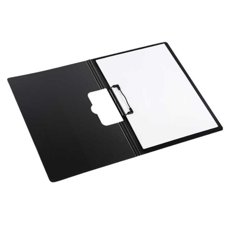 Clipboard A4 dublu landscape Grand Grand 120-1878, GR-2205, negru, carbon