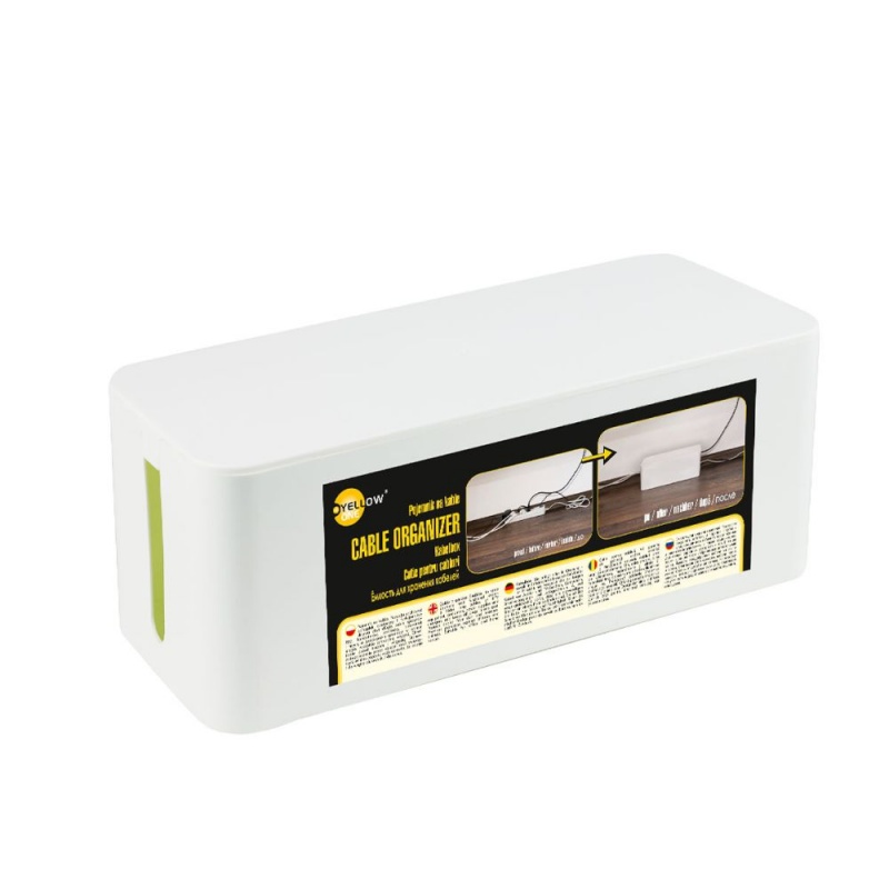 Organizator cablu Grand 120-1933 / YL-PK320B, alb