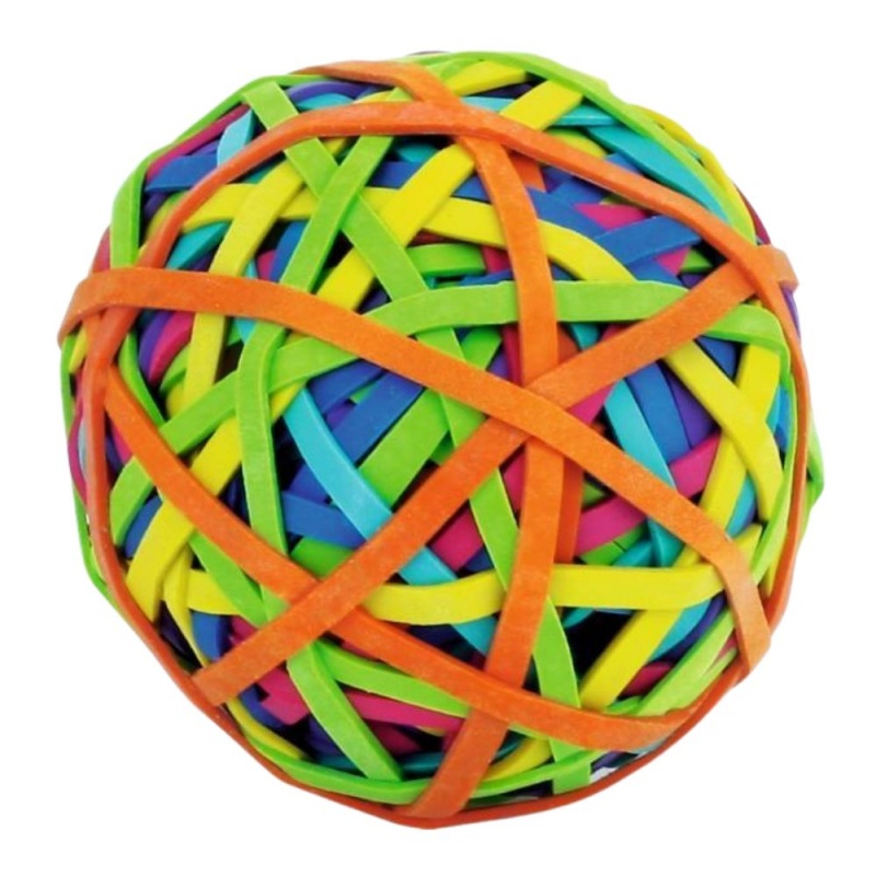 Elastice bani Fiorello 130-1632, minge, 70x3x1.1mm, 105g, set 170 buc