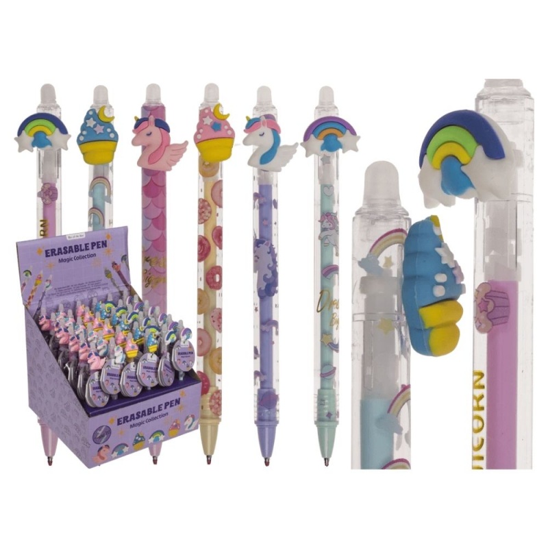 Pix cerneala termosensibila Out of the blue, 0.5mm, motive unicorn, cu stergere, 29/2774 / 37303